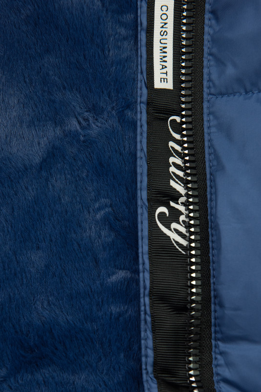 Mädchen Winterjacke DESIGN Blau