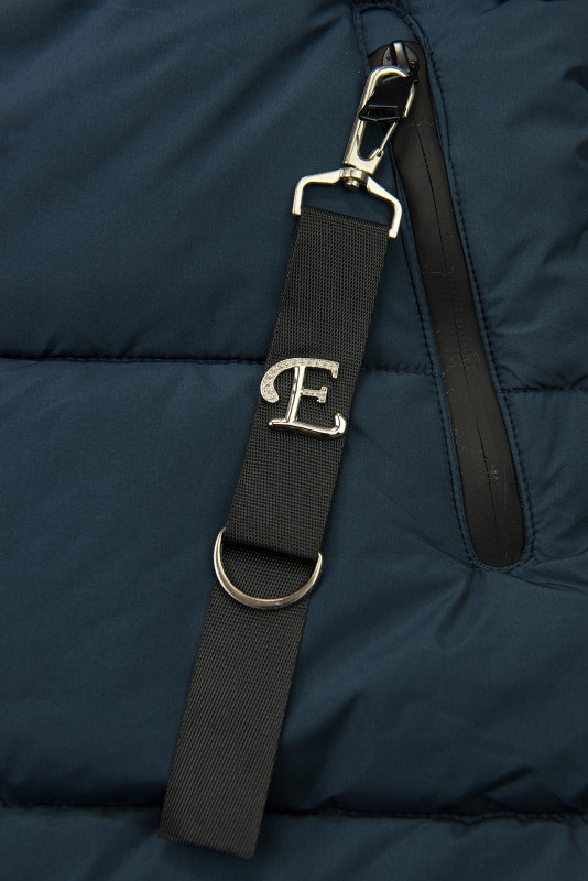 Damen-Winterjacke mit Kapuze, Dunkelblau