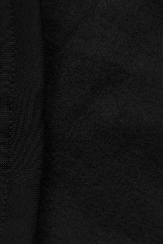 Verlängerte Sweatshirt/Sweatkleid schwarz/khaki