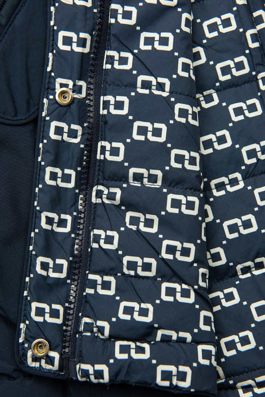 Frühlings-Wendeparka dunkelblau