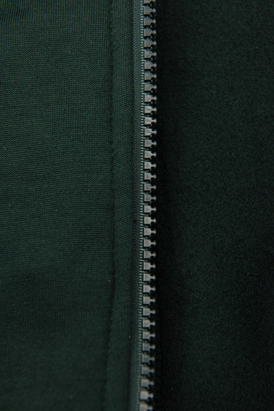 Verlängerte Kapuzenjacke von LHD smaragdgrün