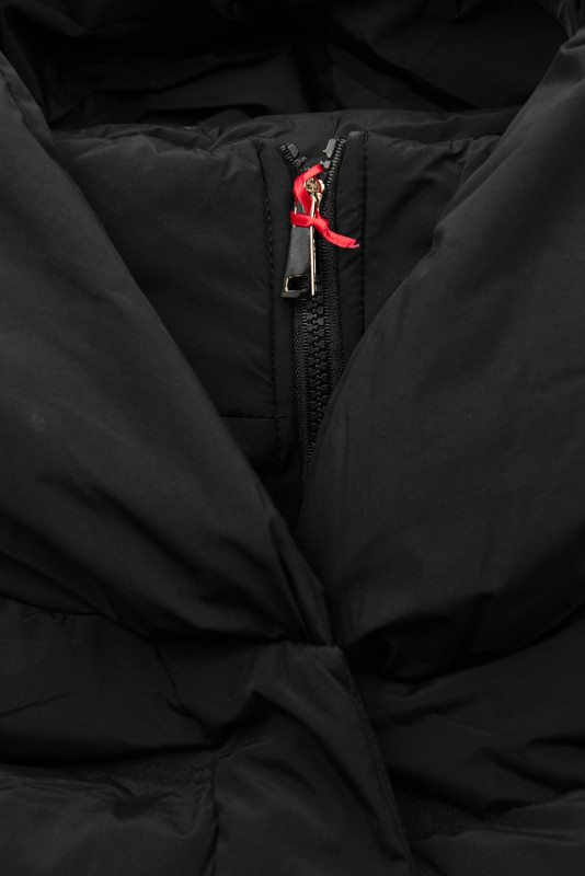 Steppweste mit Kapuze Schwarz