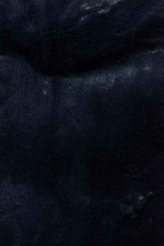 Winterjacke mit großer Kapuze Dunkelblau