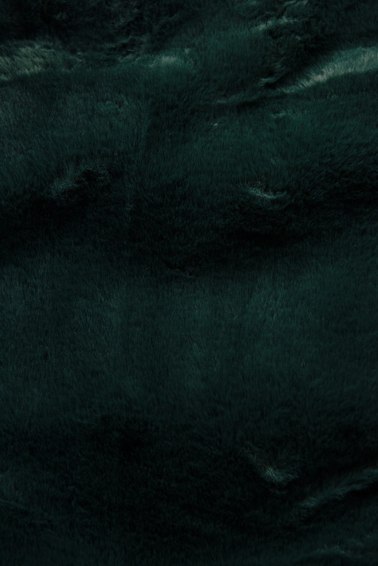 Winterjacke mit großer Kapuze Grün