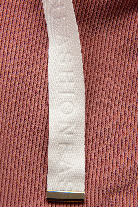 Freizeitanzug mit Kapuze Altrosa