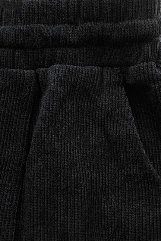 Freizeitanzug mit Kapuze Schwarz