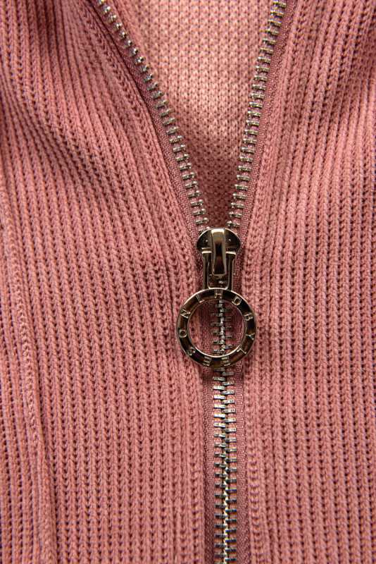 Freizeitanzug mit Reißverschluss Altrosa