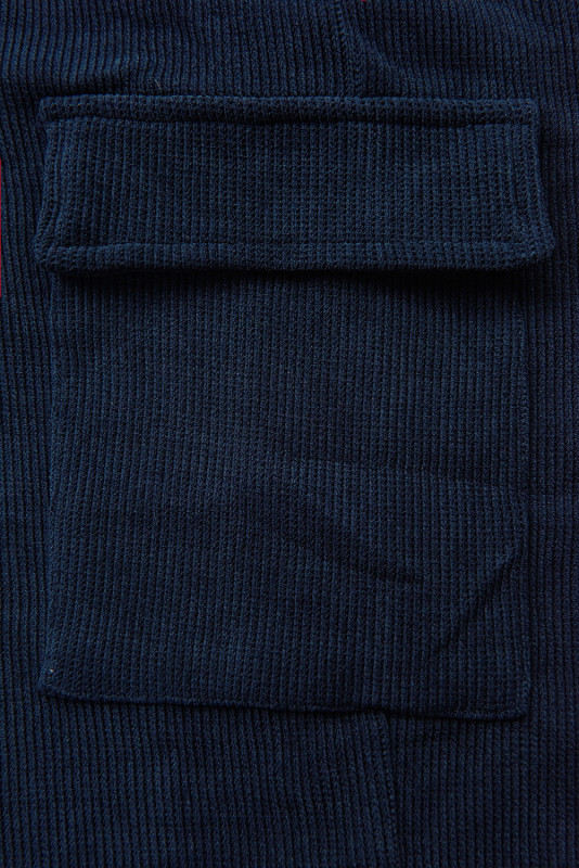 Freizeitanzug mit Reißverschluss Dunkelblau