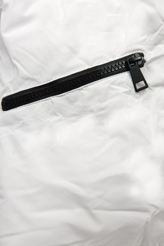 Extra lang Wintermantel weiß