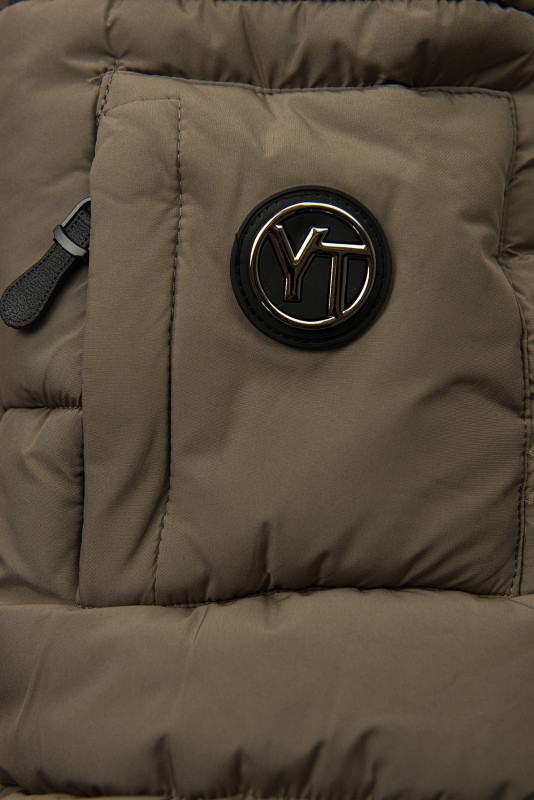 Winterjacke mit Kapuze EVEREST Braun