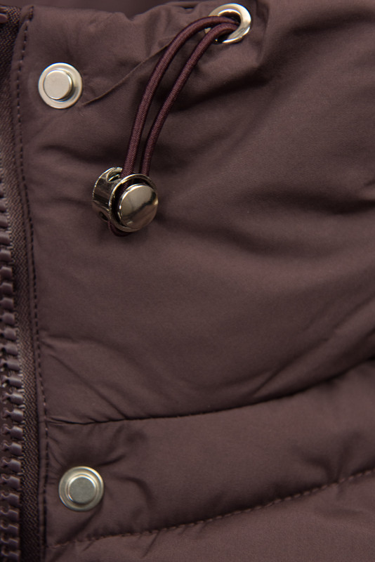 Steppjacke für den Winter Weinrot