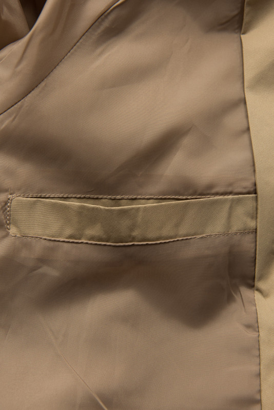 Trenchcoat mit Kapuze Beige