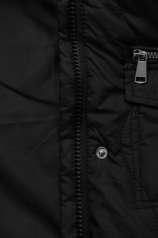 Leichte Frühlingsjacke Schwarz