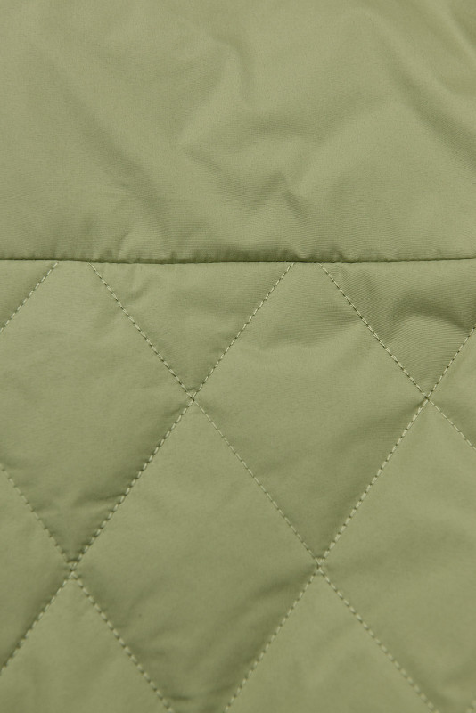 Steppjacke mit Kapuze Grün