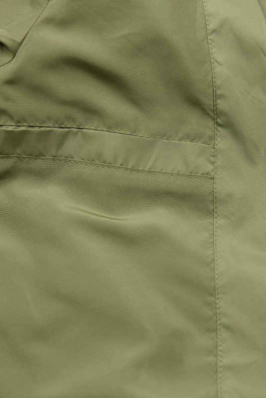 Steppjacke mit Kapuze Grün