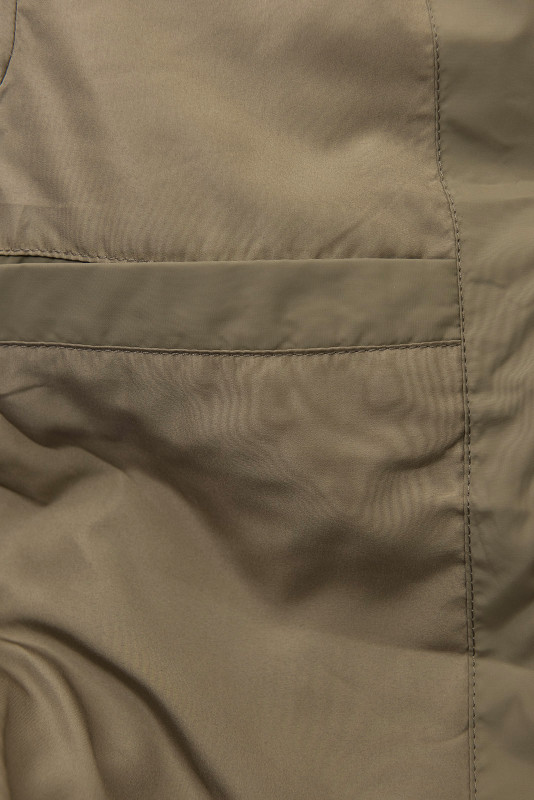 Elegante Winterjacke mit Kunstfell, Kaffeebraun