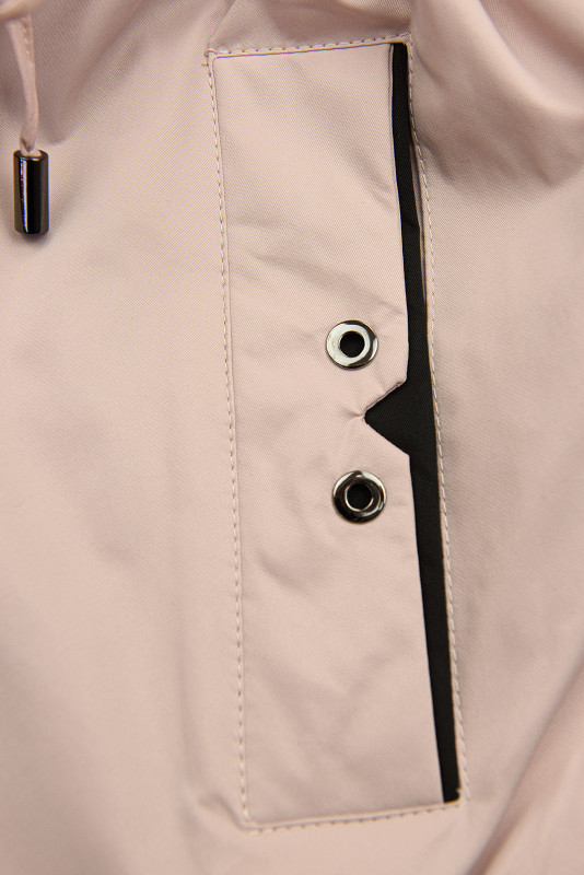 Übergangsmantel im verlängerten Schnitt Rosa