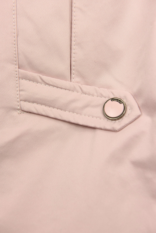 Übergangsjacke/Mantel mit Kapuze, Rosa