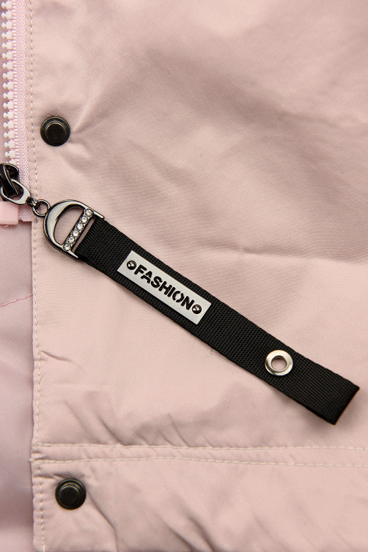 Übergangsjacke/Mantel mit Kapuze, Rosa