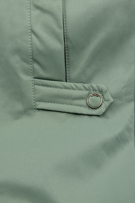 Übergangsjacke/Mantel mit Kapuze, Grün