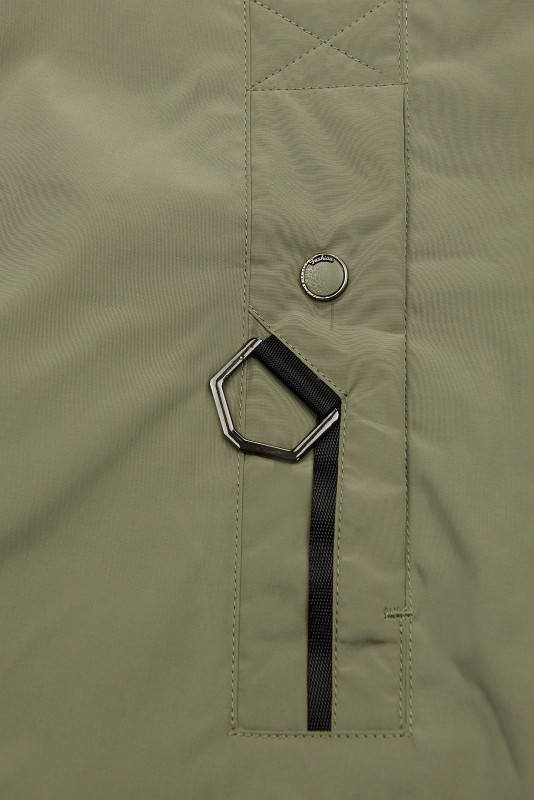 Übergangs-Kapuzenjacke Khaki