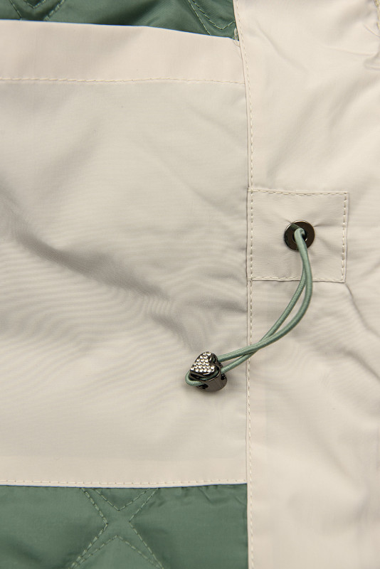 Übergangs-Kapuzenjacke Mintgrün