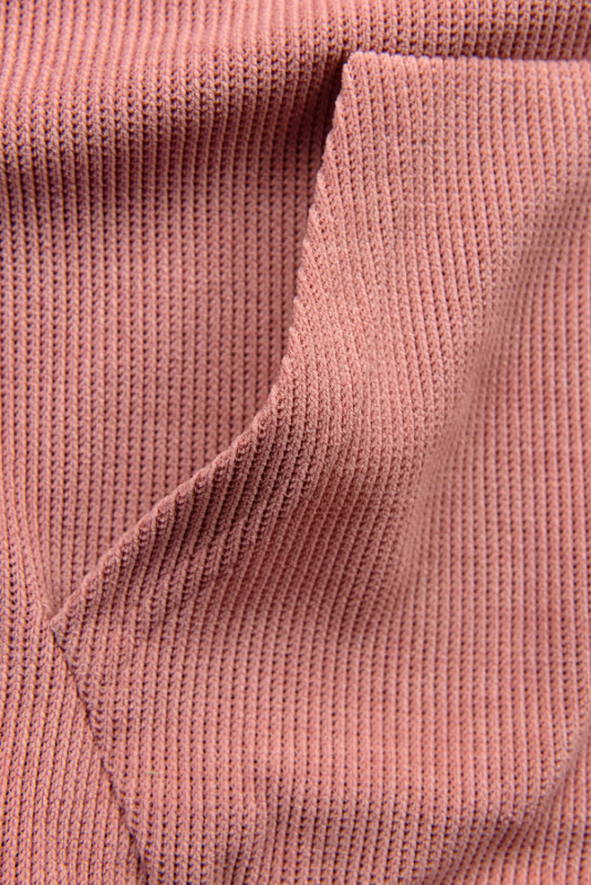 Freizeitanzug mit farbigen Streifen Altrosa