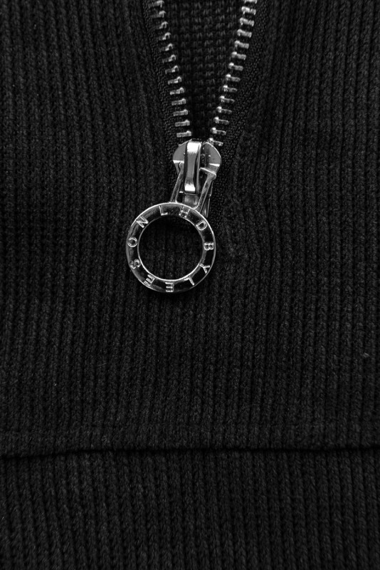 Freizeitanzug mit Stehkragen Schwarz