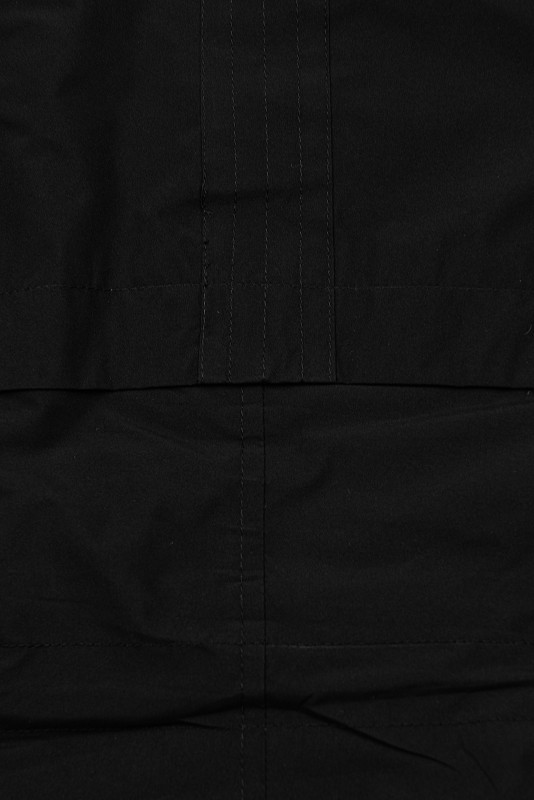Langer Damen-Winterparka mit verstellbarer Taille Schwarz