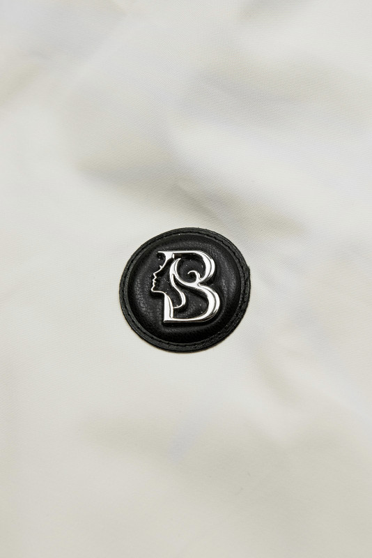 Damen Übergangsparka mit Kapuze – Ecru