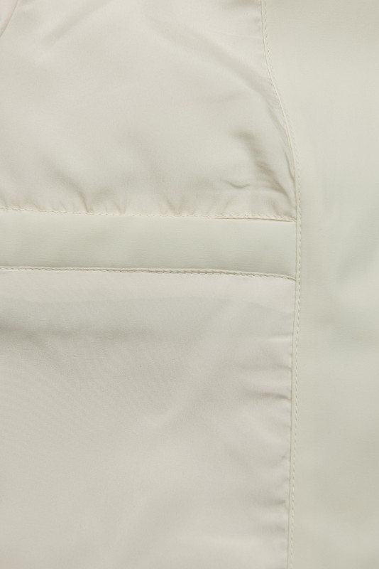 Damen-Übergangsjacke mit Kapuze - Ecru