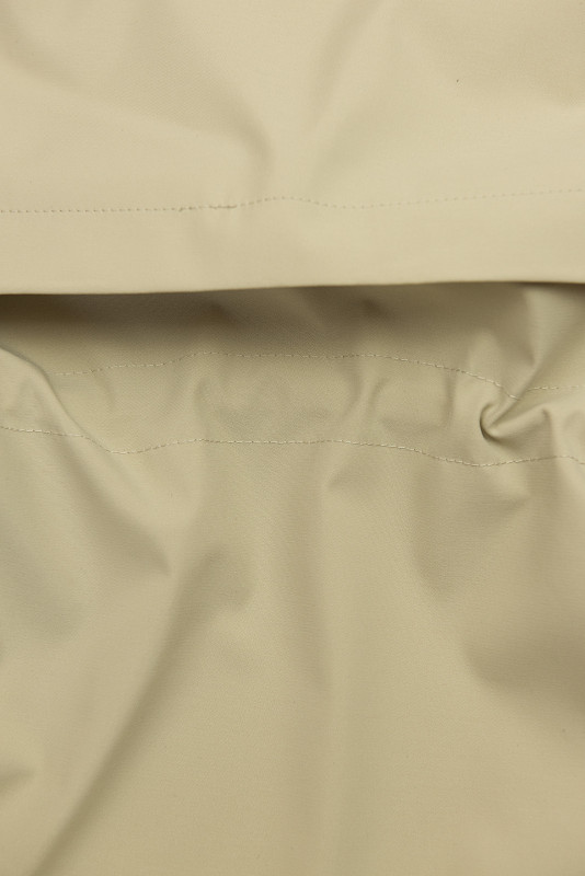 Eleganter Damen-Parka mit Golddetails Beige