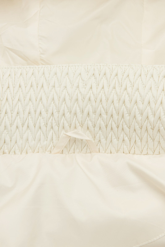 Gesteppte Damen-Frühlingsjacke Ecru