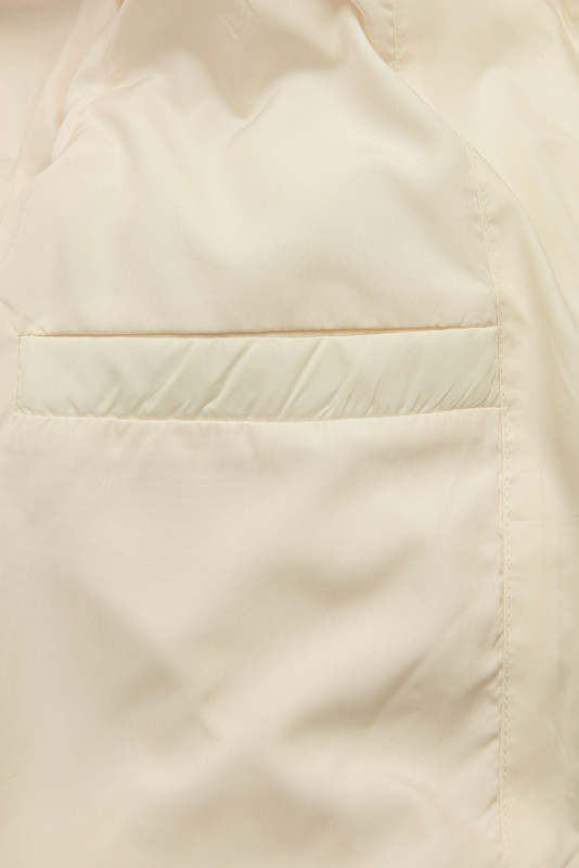 Gesteppte Damen-Frühlingsjacke Ecru