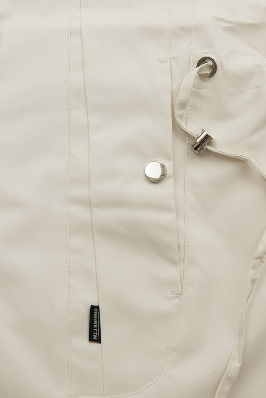 Parka für Frühling/Herbst Hellbeige