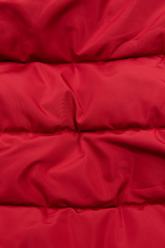 Parka mit kuschelig gefütterter Kapuze rot