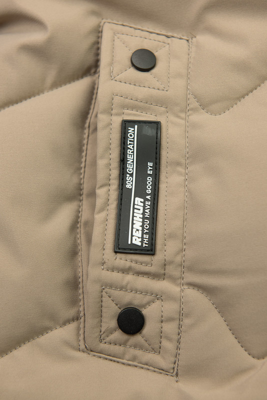 Winterjacke mit Kapuze SNOW Braun