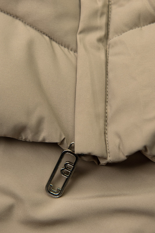 Winterjacke mit Kapuze SNOW Braun