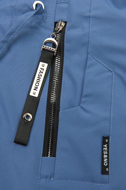 Damen Winterparka mit Taillenzug Blau