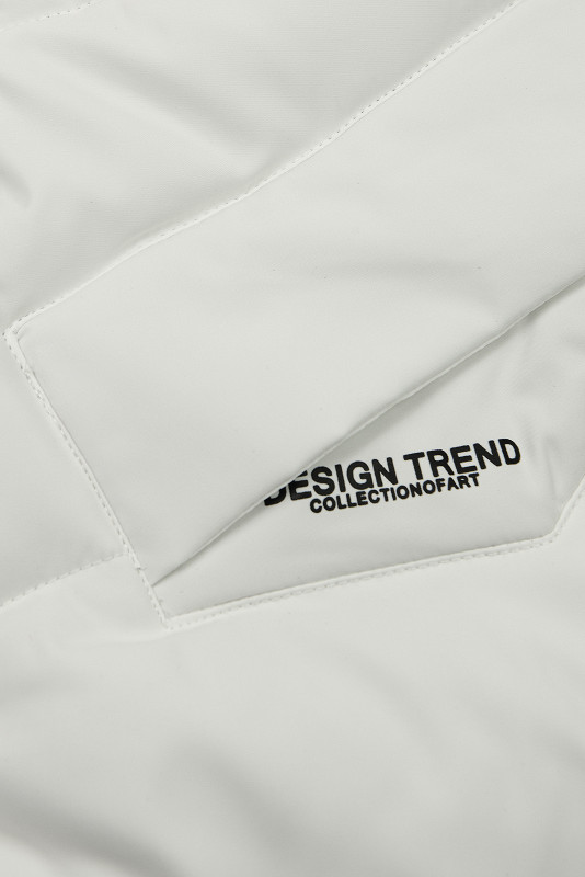 Winterjacke mit Kapuze FROST Weiß