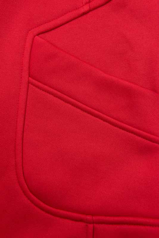 Langer Sweatmantel von LHD rot