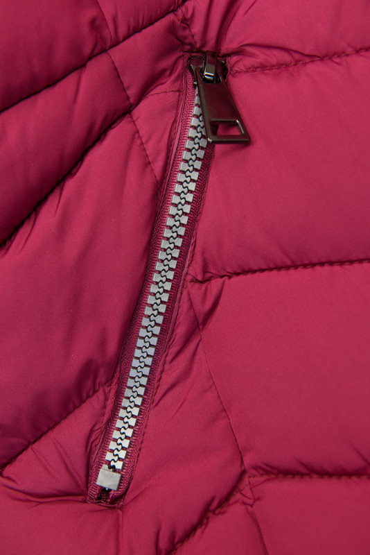 Leichte Steppjacke weinrot