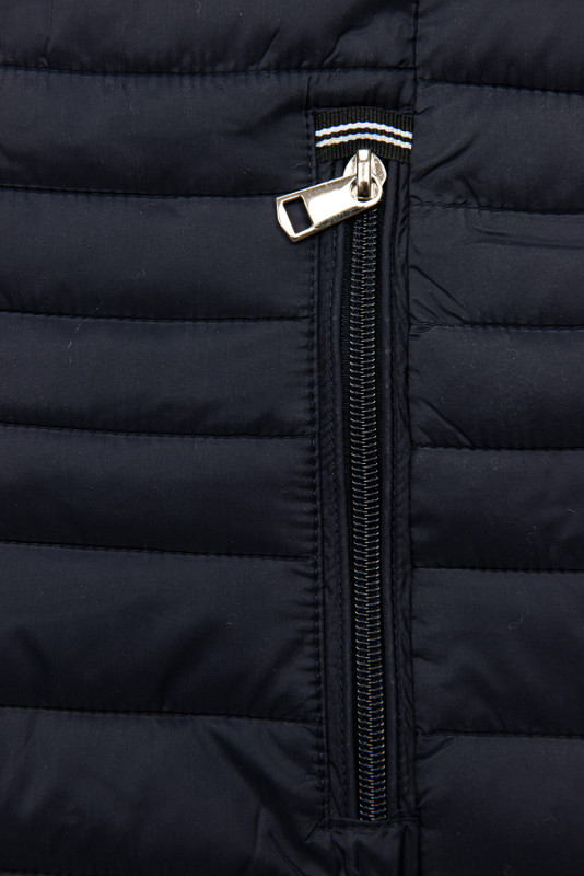 Steppjacke mit Kapuze Dunkelblau