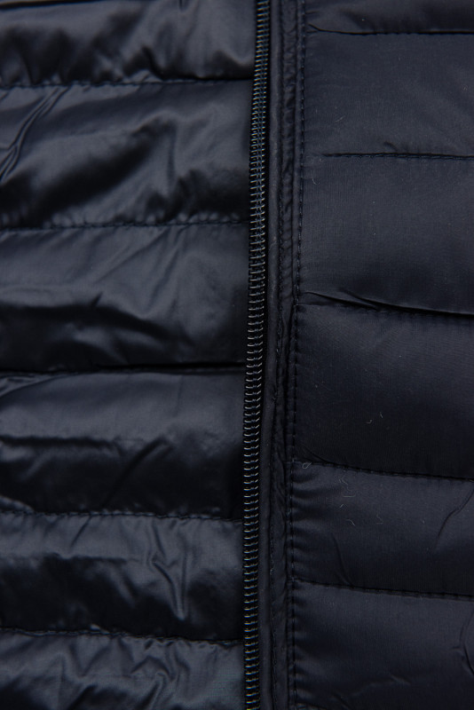 Steppjacke mit Kapuze Dunkelblau