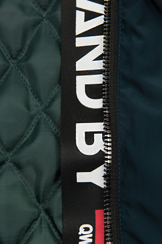 Leicht Mantel mit Kapuze Smaragdgrün