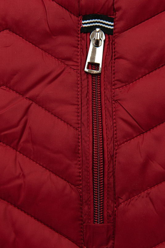 Leichte Übergangsjacke Weinrot