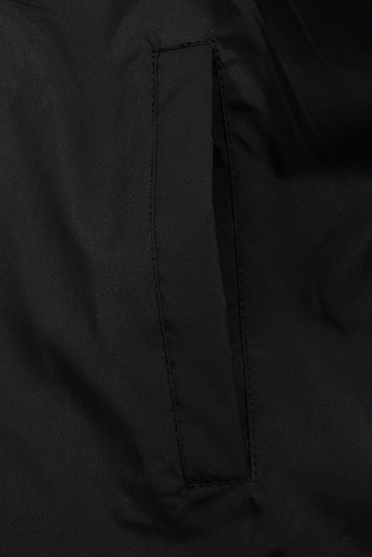 Wendejacke mit Kapuze Rot/Schwarz