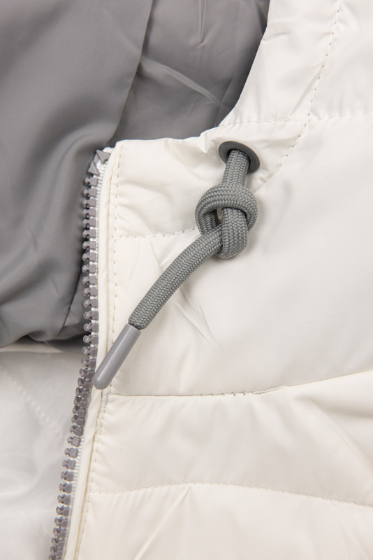 Leichte Steppjacke Ecru