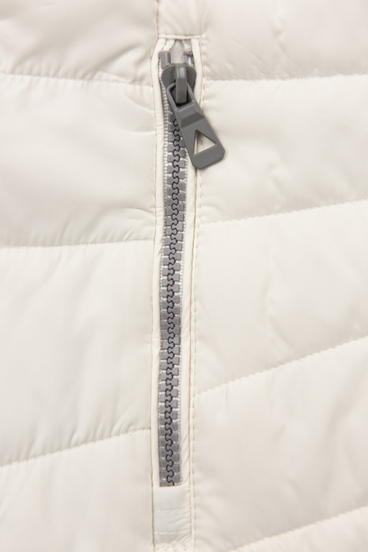 Leichte Steppjacke Ecru