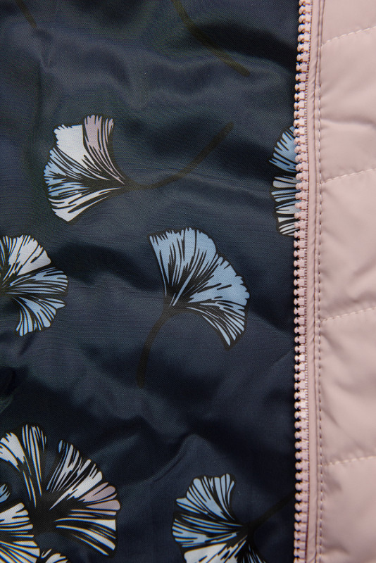 Beidseitig tragbare Jacke in Rosa